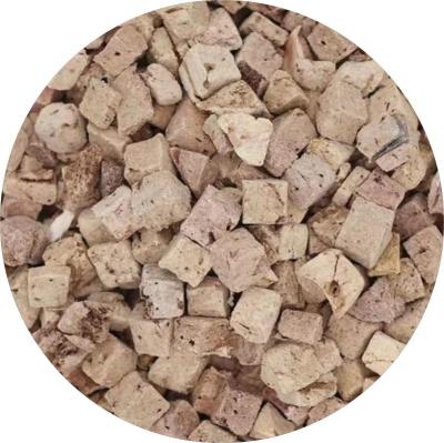Freeze-dried  chicken liver dice